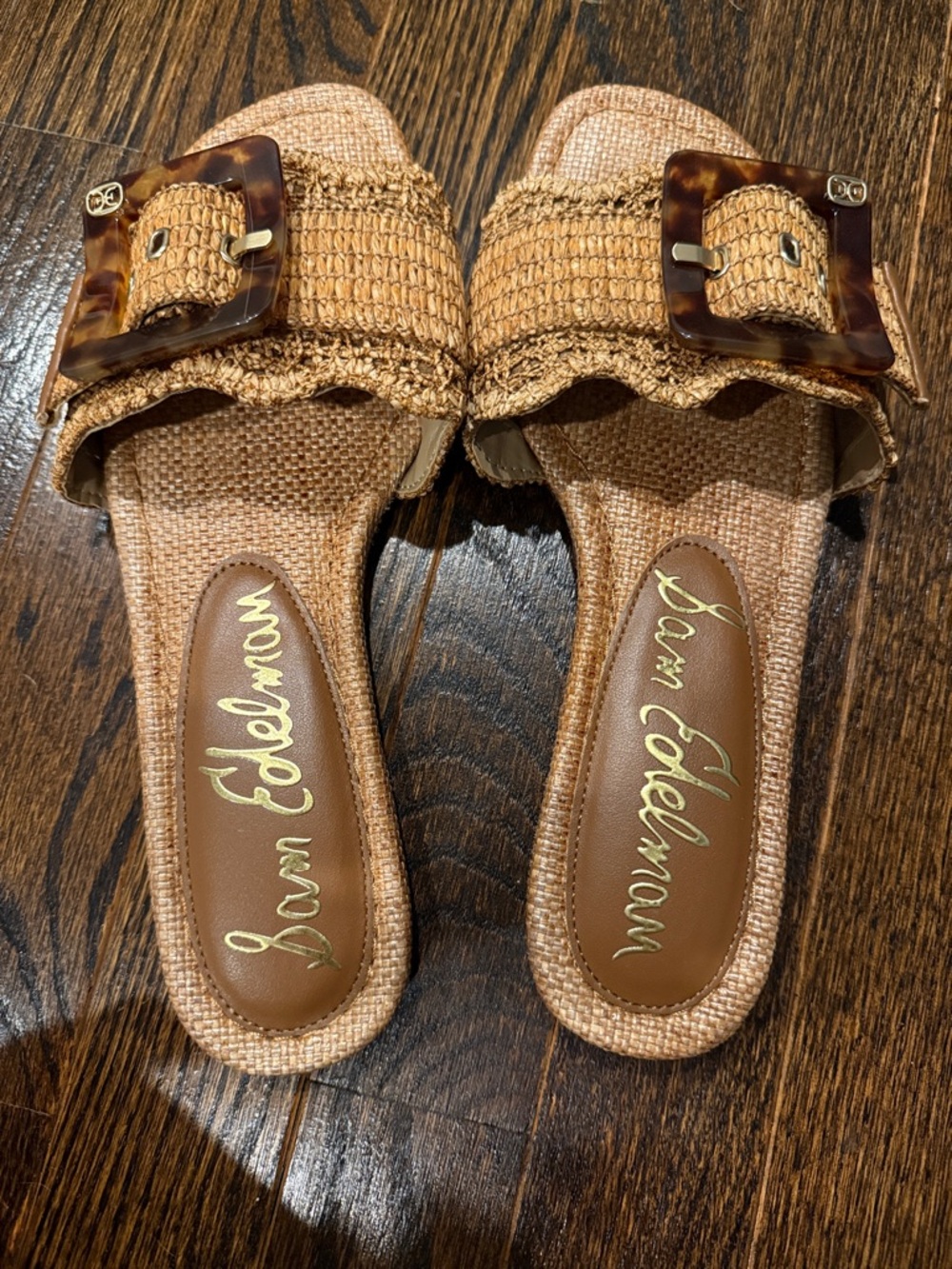 Sam Edelman Bambi Sandal Cuoio Raffia
